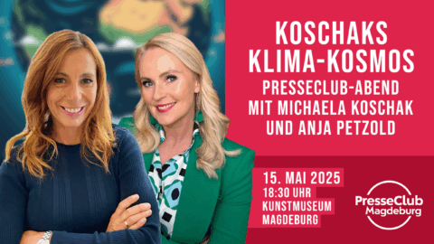 Presseclub-Abend am 15. Mai mit Diplom-Meteorologin Michaela Koschak