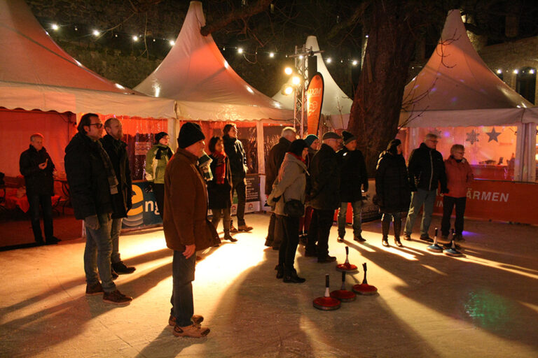 Eisstockschießen 2019 in der Festung Mark