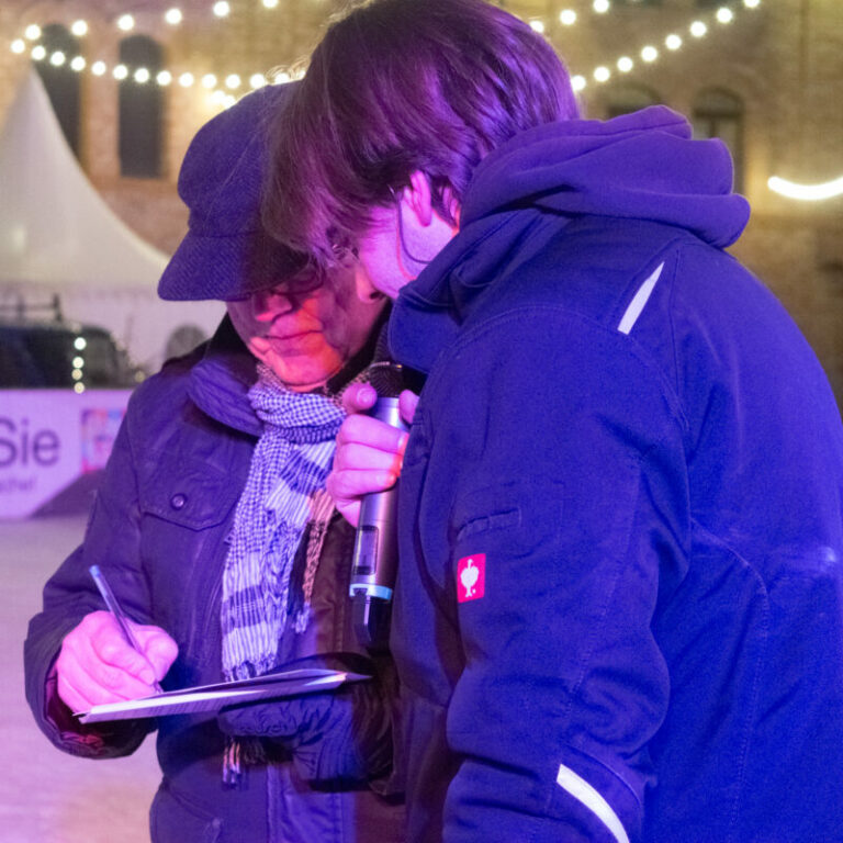 Winterfest mit Eisstockschießen in der Festung Mark