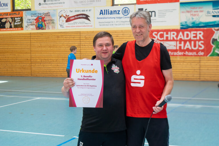 7. Handball-Benefizturnier des Presseclubs Magdeburg