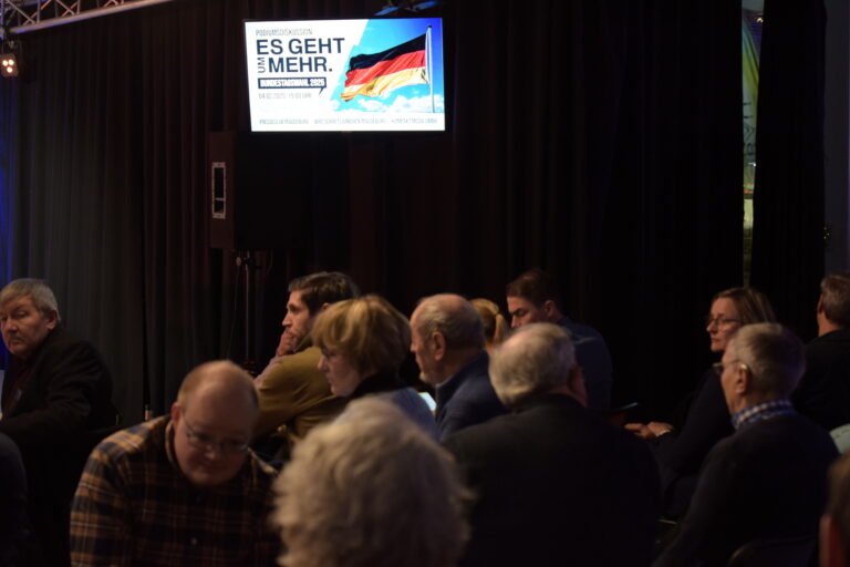 Podiumsdiskussion „Es geht um mehr. Bundestagswahl 2025“