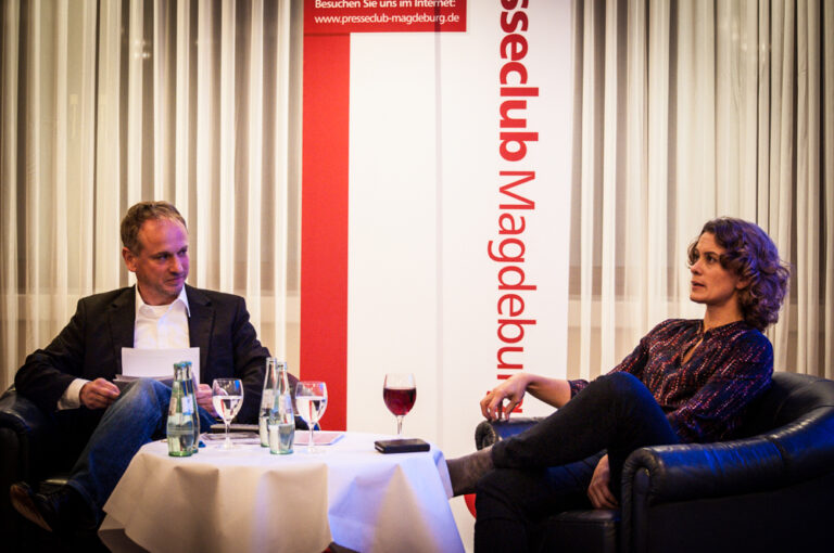 Presseclub-Abend mit Anja Heyde
