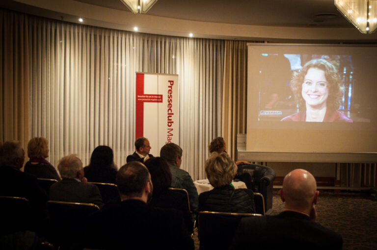 Presseclub-Abend mit Anja Heyde