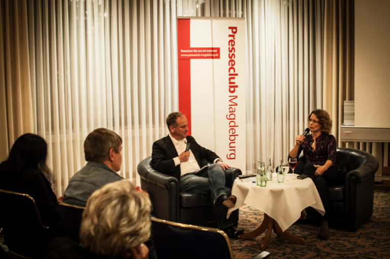 Presseclub-Abend mit Anja Heyde