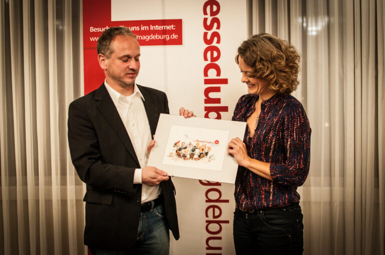 Presseclub-Abend mit Anja Heyde