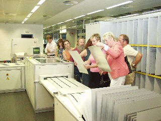 Besuch im Druckzentrum Barleben