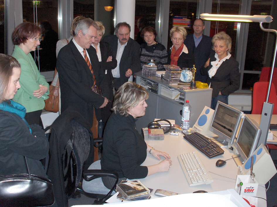 Besuch bei Radio SAW