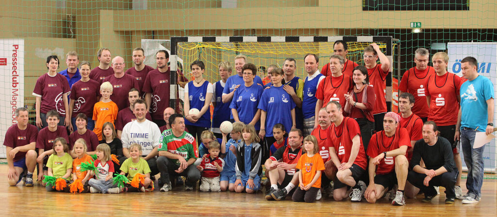 Handball-Benefizturnier des Presseclubs Magdeburg