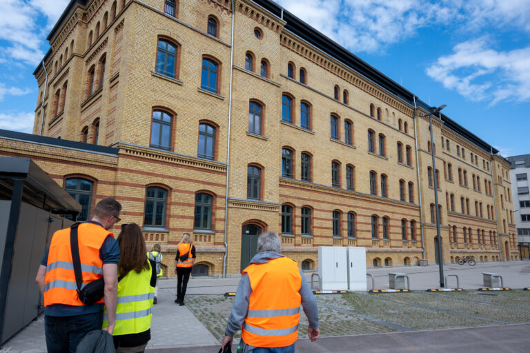 Besichtigung Baustelle Polizeiinspektion Magdeburg und Zentrale Dienste