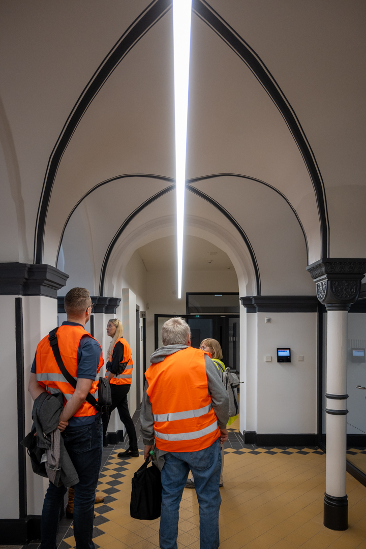 Besichtigung Baustelle Polizeiinspektion Magdeburg und Zentrale Dienste