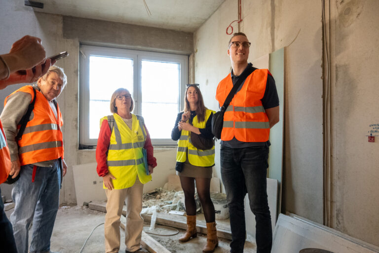 Besichtigung Baustelle Polizeiinspektion Magdeburg und Zentrale Dienste