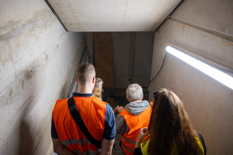 Besichtigung Baustelle Polizeiinspektion Magdeburg und Zentrale Dienste