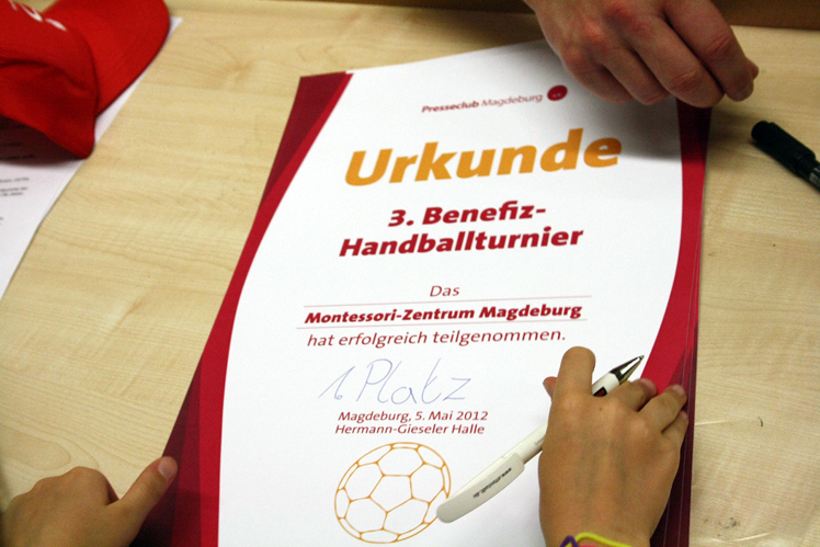 3. Handball-Benefizturnier des Presseclubs Magdeburg