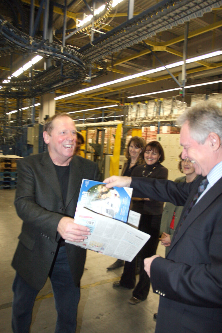 Besuch bei der Redaktion der Volksstimme Magdeburg