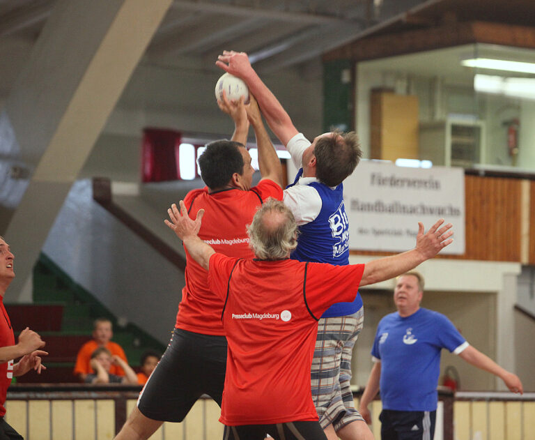 Handball-Benefizturnier des Presseclubs Magdeburg