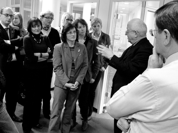 Besuch bei der Redaktion der Volksstimme Magdeburg (29.01.2008) - Foto: Bastian Ehl