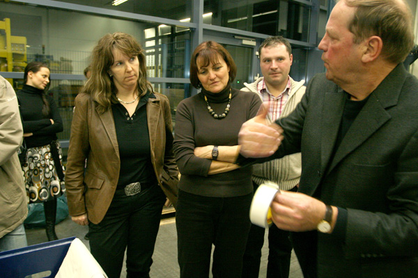 Besuch bei der Redaktion der Volksstimme Magdeburg (29.01.2008) - Foto: Dirk Mahler