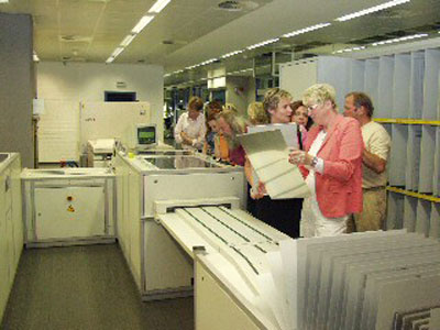 Besuch im Druckzentrum Barleben (11.07.2006)