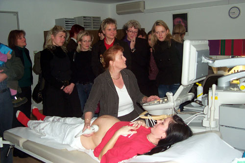 Besuch in der Universitätsfrauenklinik Magdeburg (15.11.2007)