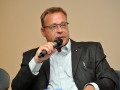 Harald Kreibich, freier Journalist und Moderator der Podiumsdiskussion “Pressefreiheit ohne Grenzen?” am 03.05.2012 in Magdeburg