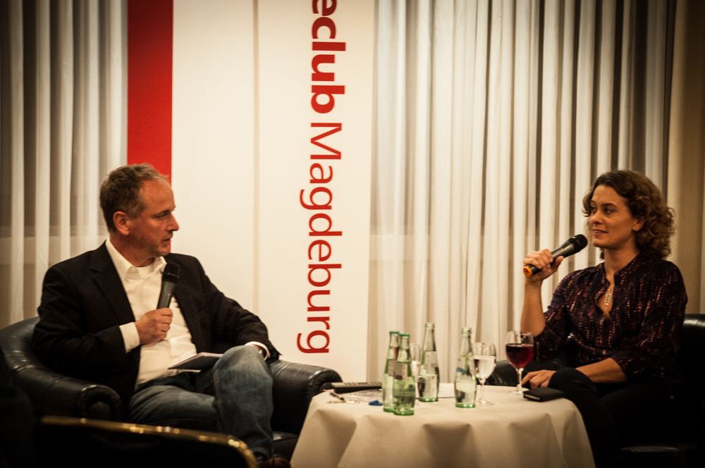 Presseclub-Abend mit Anja Heyde am 23.09.2014 im Maritim Hotel Magdeburg