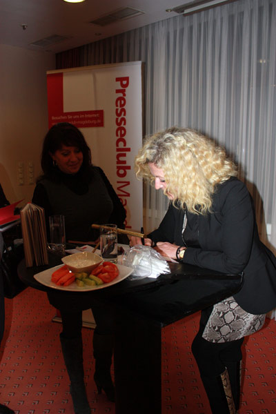 Presseclub-Abend mit Susanne Fröhlich am 13.12.2011 in Magdeburg (Foto: Dany Stein)