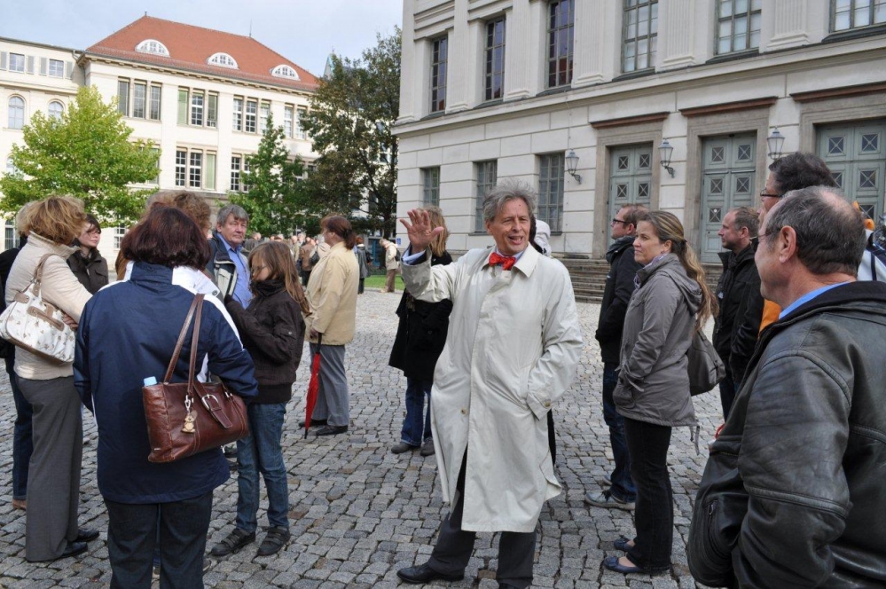 Tagesfahrt des Presseclubs Magdeburg am 08.10.2011 nach Halle (Saale) - Besuch der Martin-Luther-Universität