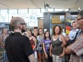 Presseclub-Mitgliederfahrt am 30.06.2012 nach Berlin - Besuch der Ausstellung “GrenzErfahrungen. Alltag der deutschen Teilung” im “Tränenpalast” am Bahnhof Friedrichstraße.