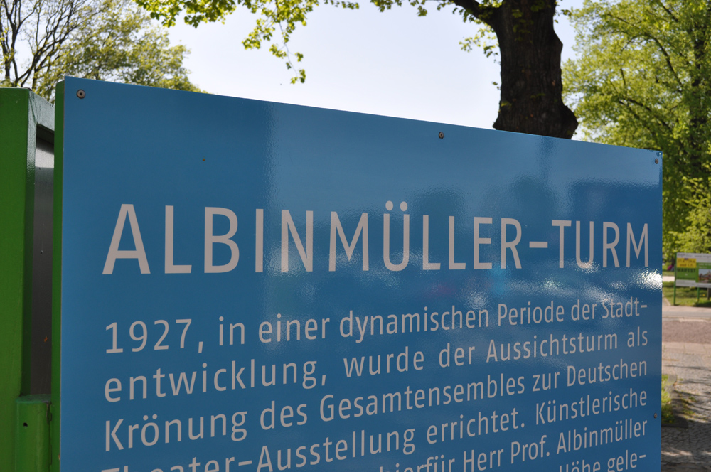Höhepunkt war schließlich der Besuch des Albinmüller-Turms im Rotehornpark Magdeburg (Foto: Thomas Opp)