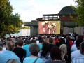 WM-Presselounge in der Strandbar Magdeburg mit Public Viewing Deutschland-Ghana