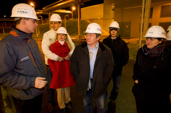Besichtigung des Müllheizkraftwerks Rothensee (20.11.2008) - Foto: Bastian Ehl