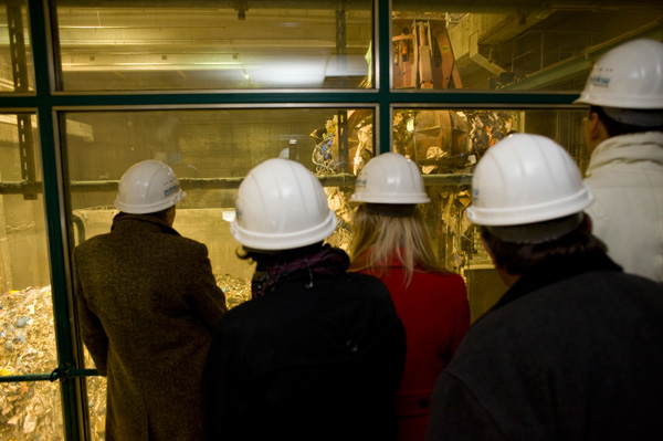 Besichtigung des Müllheizkraftwerks Rothensee (20.11.2008) - Foto: Bastian Ehl