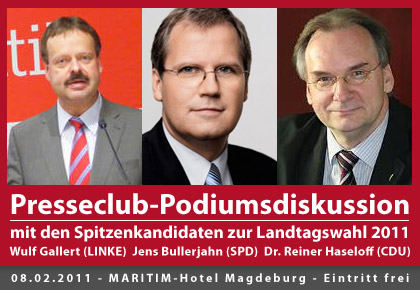 Presseclub-Podiumsdiskussion